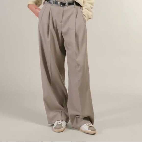 Golden Goose Superstar Sabot Shearling Sneakers White Taupe Suede Size 38-39 - Picture 1 of 14